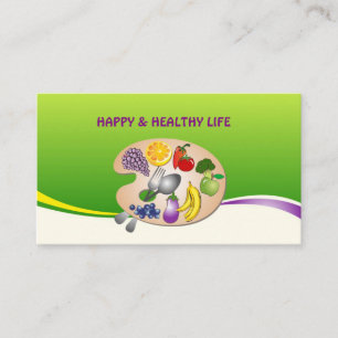 Business card for Dietician & Nutritionist