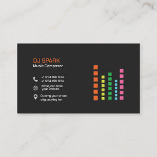 Business Card for DJ Business