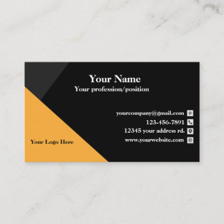 Business Card For Entrepreneurs Professional Card