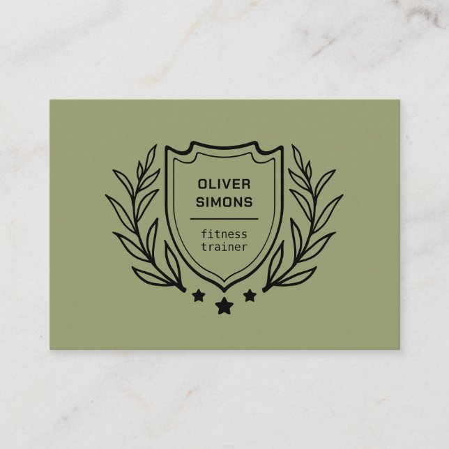 Business Card for Fitness trainer (Front)