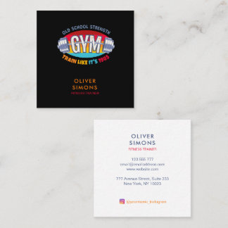 Business Card for Fitness trainer