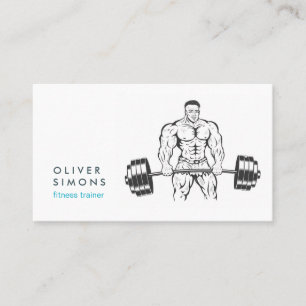 Business Card for Fitness trainer