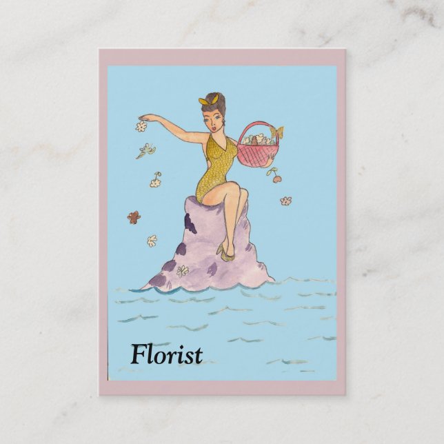 Business Card for Florist (Front)