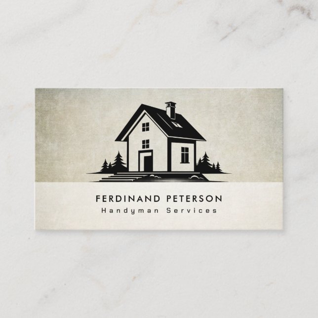 Business card for handyman home services (Front)