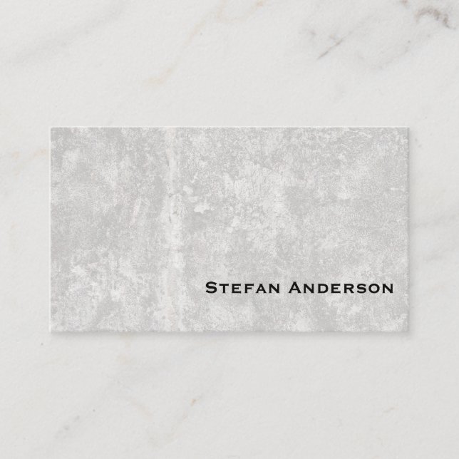 business card for handyman services with concrete  (Front)
