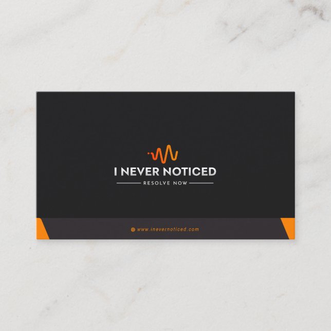 Business Card For INN (Front)