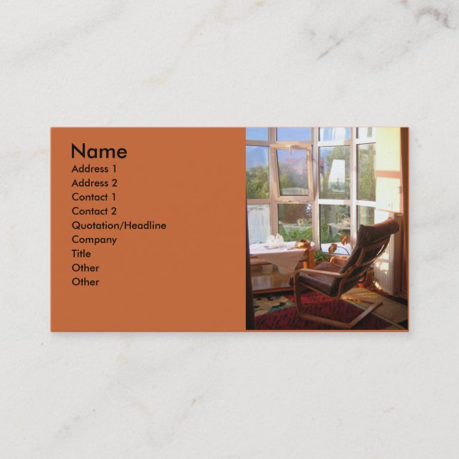 Business card for interior designers (Front)