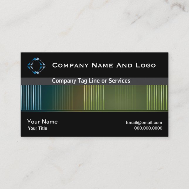 Business card for technology services (Front)