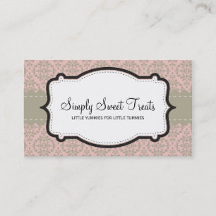 BUSINESS CARD :: funky damask 1L