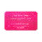 Business Card | Glitter Credit Card Pink