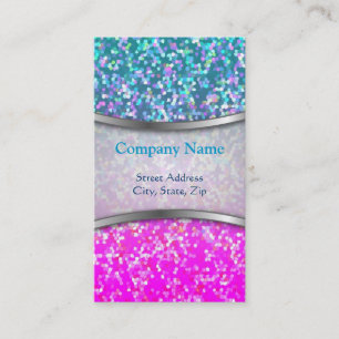 Business Card Glitter Graphic Background
