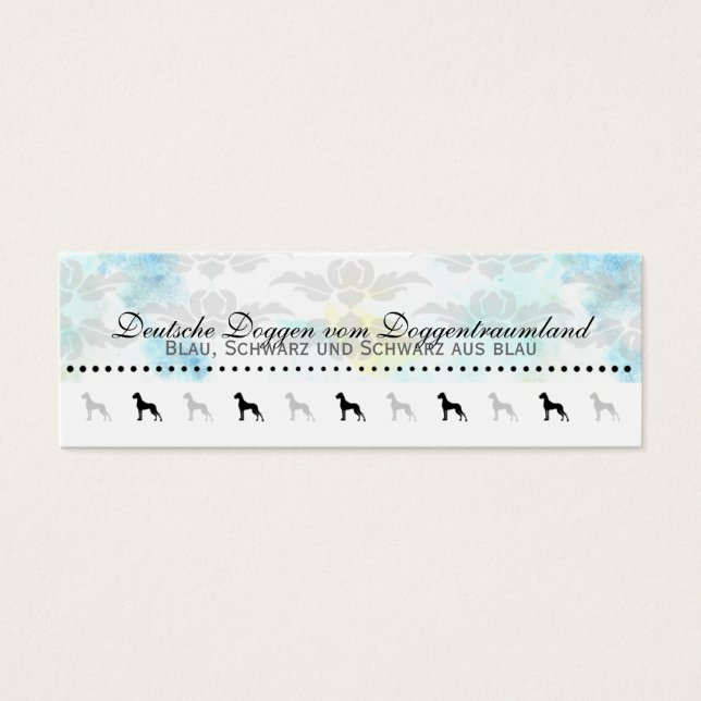 Business Card Great Dane (Front)
