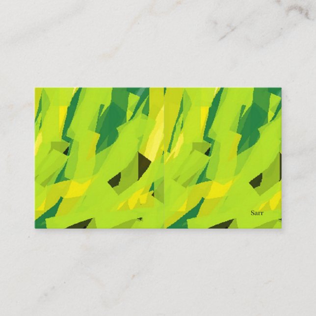 Business Card : Greenery (Front)