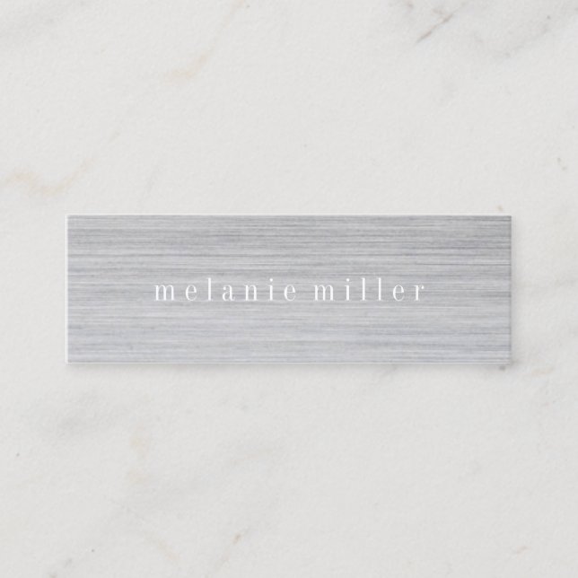 Business Card - Grey Grain (Front)