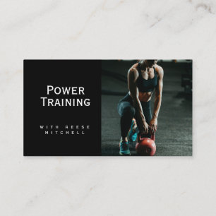 Business Card, Gym Training customisable Business Card