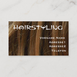 business card hairstylist
