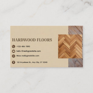 Business card Hardwood floors
