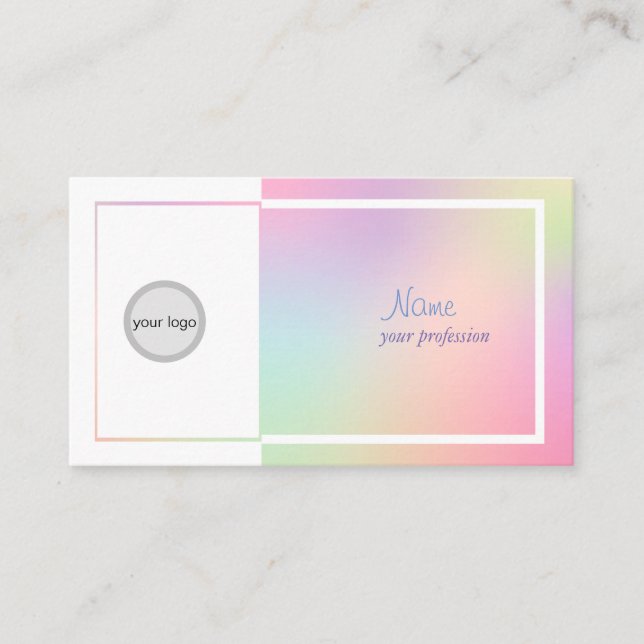 Business Card Holographic (Front)