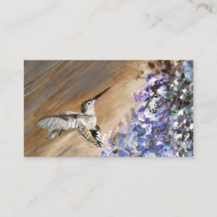 Business Card - Hummingbird Original Art by Beth