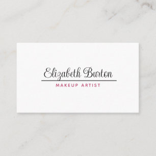 Business card in simple style