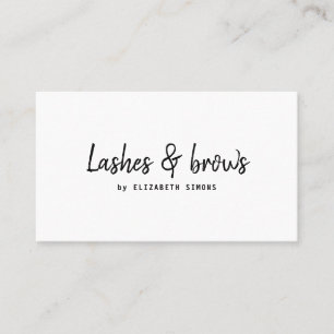 Business card in the style of minimalism.