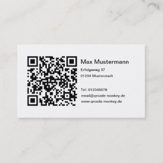 Business card (individually designed)