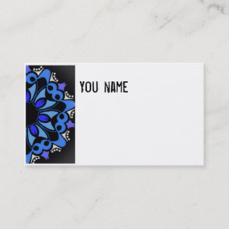 Business Card Jimette Design black and blue