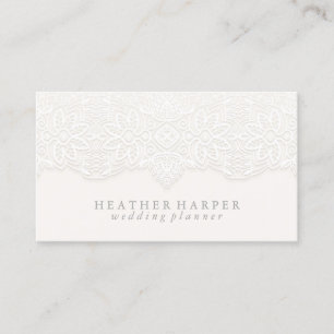 Business Card - Laced White