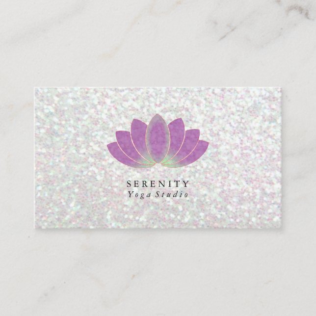 Business Card - Lotus Iridescent (Front)