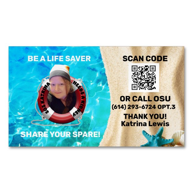 Business Card Magnet (Front)