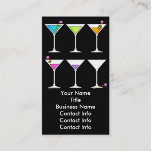 Business Card - Martinis Going, Going, GONE