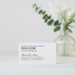 Business Card Minimalist Custom Template Modern