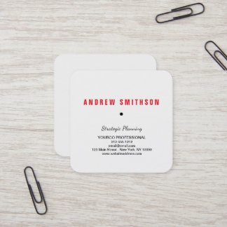 Business Card Minimalist Custom Template Monogram