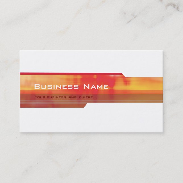 BUSINESS CARD modern futuristic trendy (Front)