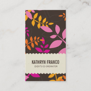 BUSINESS CARD :: modern leaves 6P