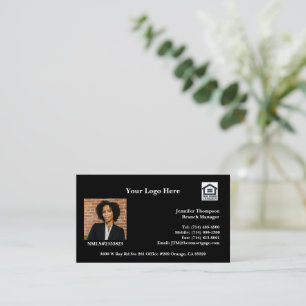 Business Card Mortgage, Real Estate, Insurance