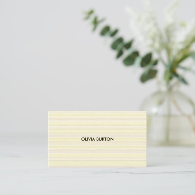 Business card name minimalist style. (Standing Front)