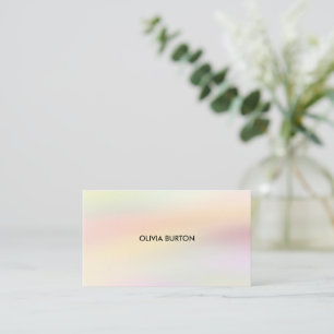 Business card name minimalist style.
