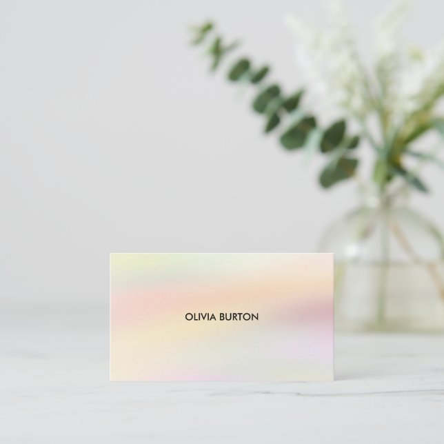 Business card name minimalist style. (Standing Front)