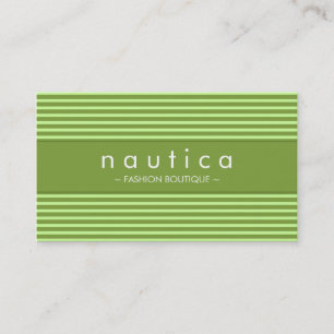 BUSINESS CARD :: nautical striped 5
