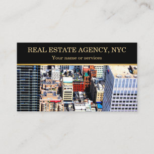 Business Card New York City NYC Real estate rent