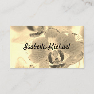 Business card, Orchid Card