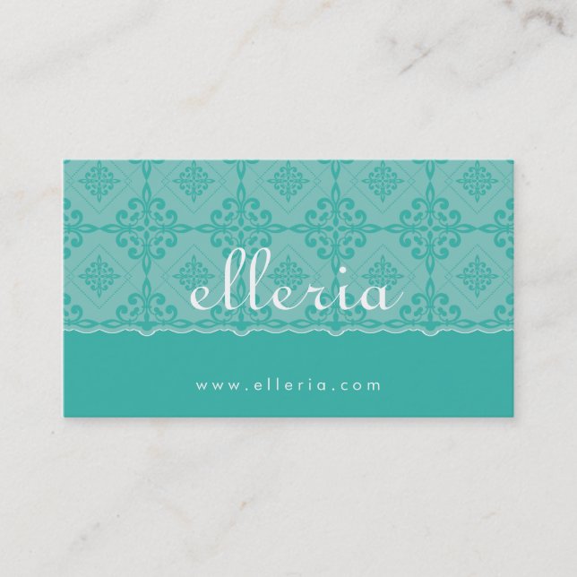 BUSINESS CARD :: ornately patterned 4 (Front)