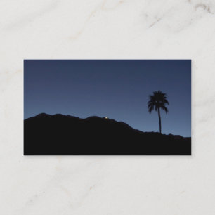 BUSINESS CARD Palm Springs in Shadows