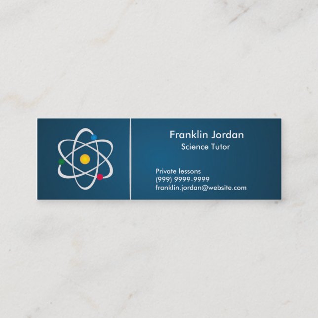Business card particular professor (Front)