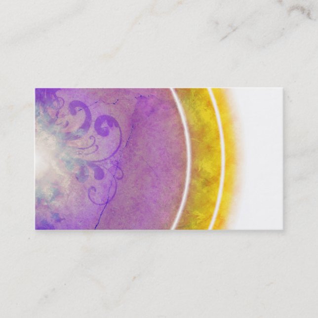 Business Card Pastel Floral (Front)