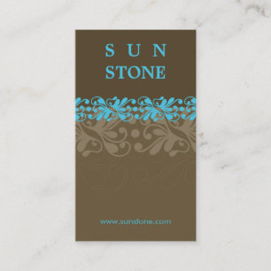 BUSINESS CARD :: patterned sunstone P4