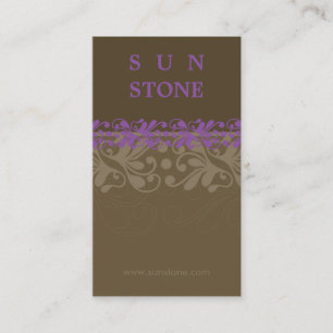 BUSINESS CARD :: patterned sunstone P7