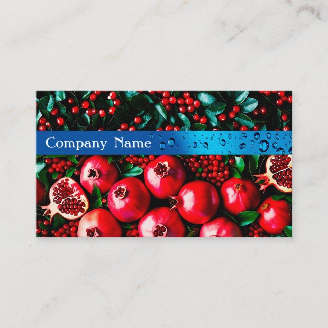 Business Card – Pomegranate (Front)