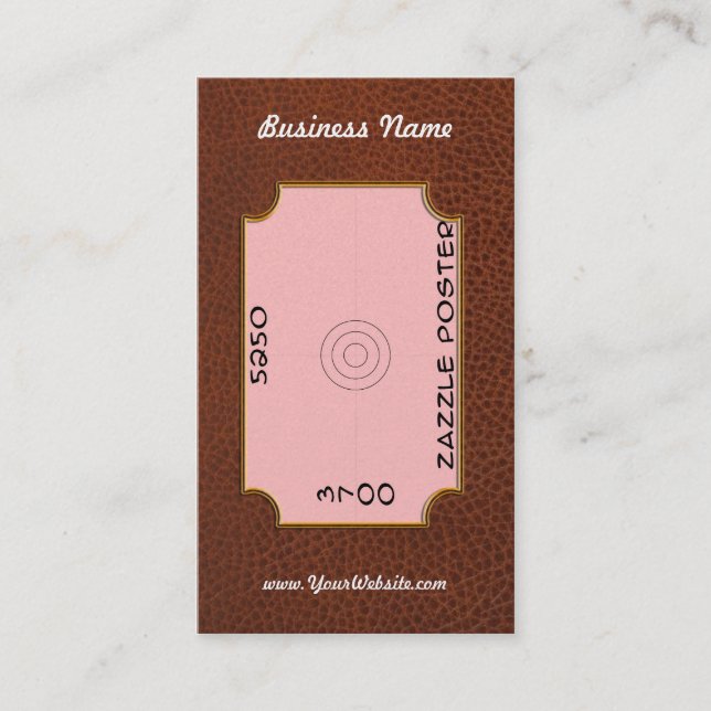 Business Card - Portrait (Front)